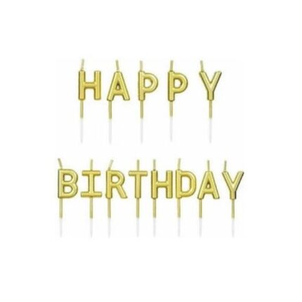 Κεράκια σετ Happy birthday