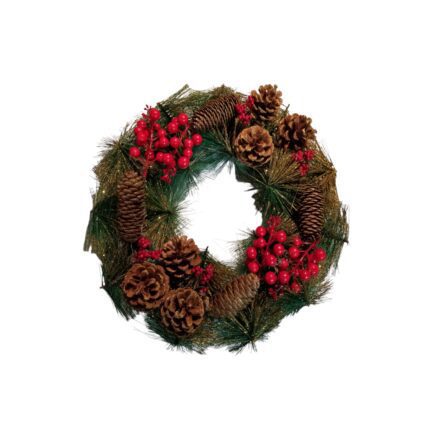 Χριστουγεννιάτικο στεφάνι 35 εκ