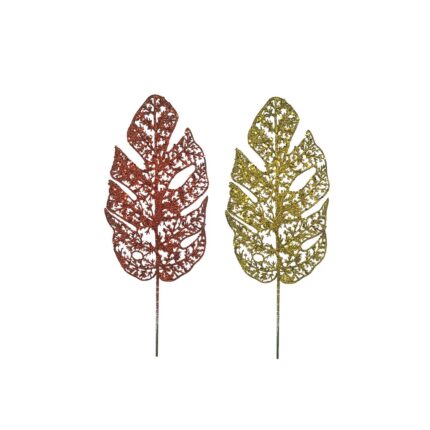 Κλαδί φύλλο με χρυσόσκονη