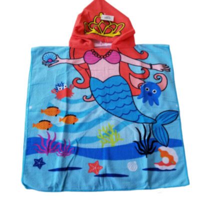 Παιδική πετσέτα πόντσο θαλάσσης
